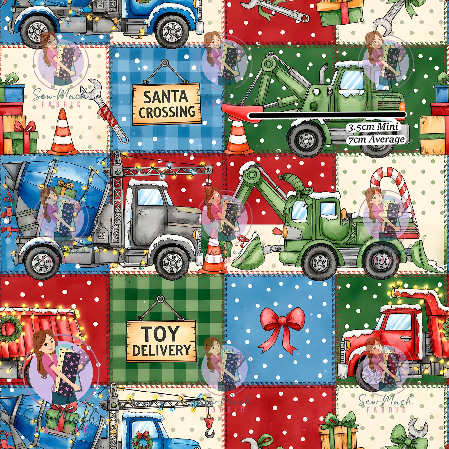 Christmas: Santa Crossing | Canvas | Retail | Average Scale