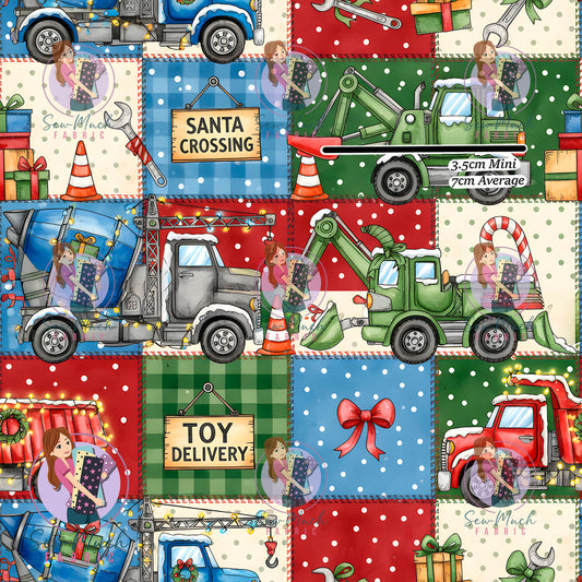 Christmas: Santa Crossing | Canvas | Retail | Average Scale