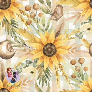 Sunflower Floral | Waterproof Canvas | Retail | Average Scale