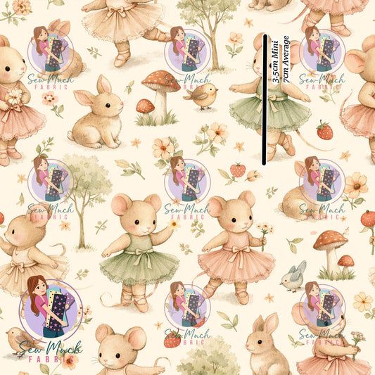 Mouse Floral | Knit | Retail | MINI Scale