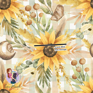 Sunflower Floral | Waterproof Canvas | Retail | Average Scale