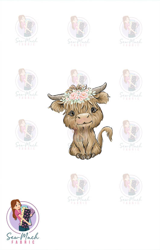 AUGUST Pre-Order (2): Highland Cow Rainbow PANEL