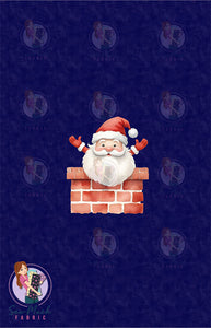 CHRISTMAS Pre-Order: Santa Chimney Navy 'PANEL'