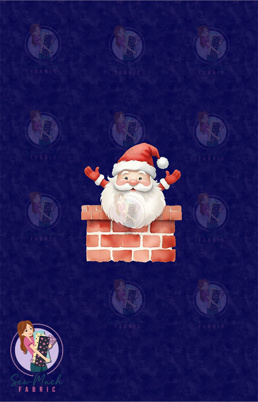 CHRISTMAS Pre-Order: Santa Chimney Navy 'PANEL'
