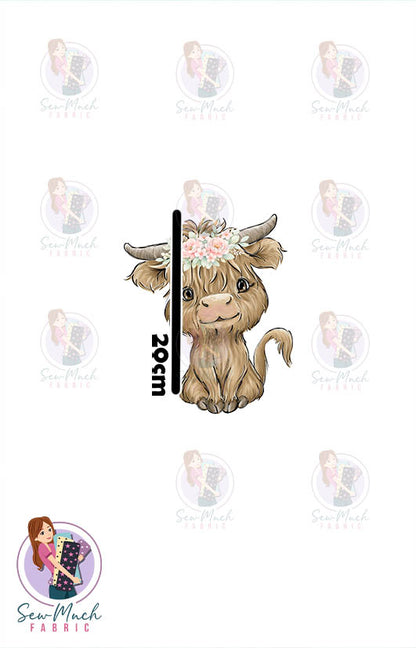 AUGUST Pre-Order (2): Highland Cow Rainbow PANEL
