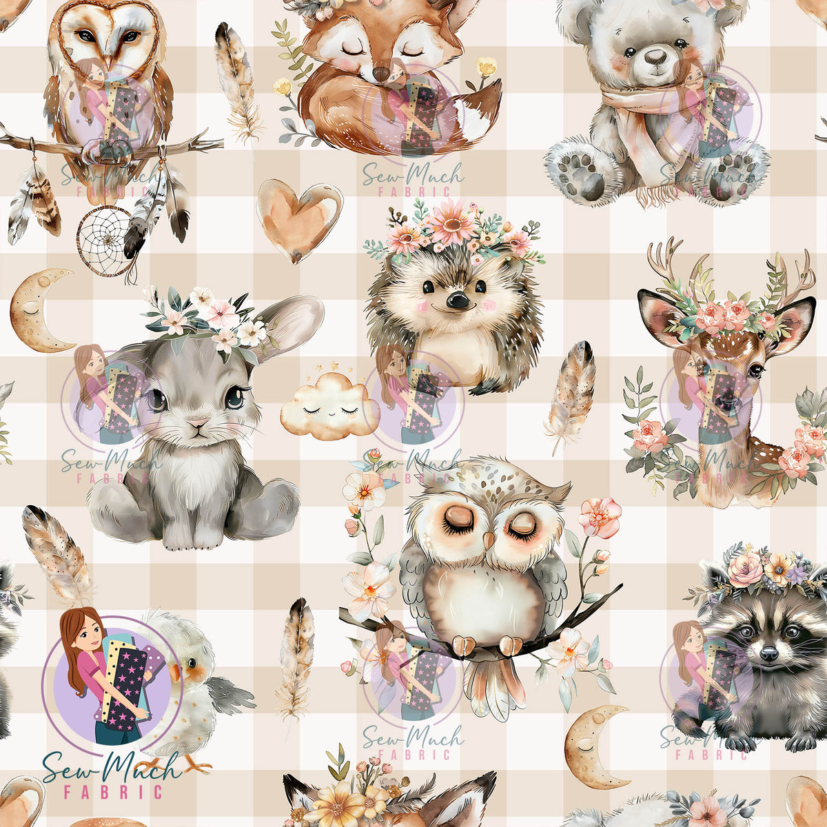 Woodlands Animals | Woven | Retail | Average Scale