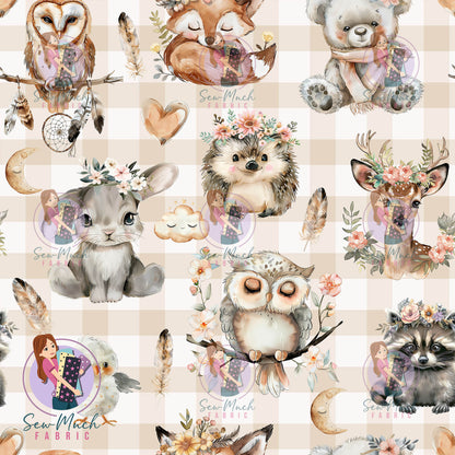 Woodlands Animals | Woven | Retail | Average Scale