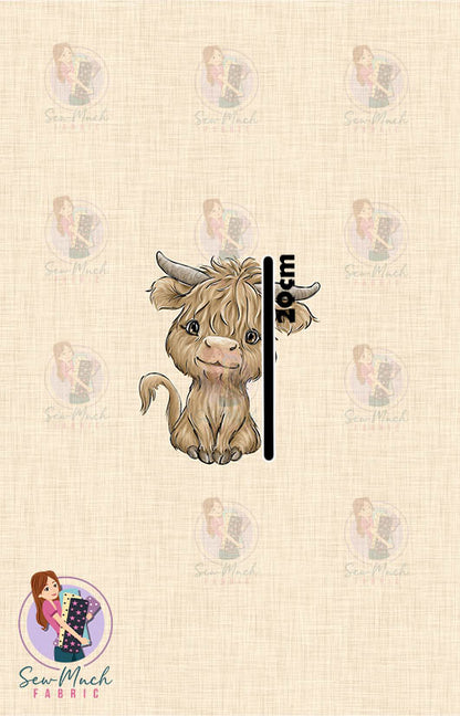 CHRISTMAS Pre-Order: Highland Cow Christmas PANEL