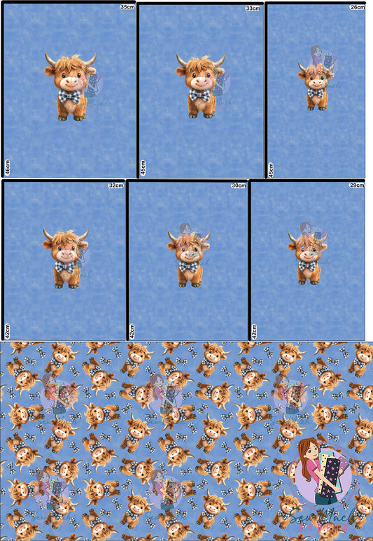 Unlimited Pre-Order: Adorable Highlands 'PANEL FOR ROMPERS'