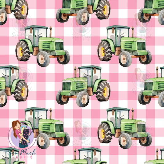 Unlimited Pre-Order: Tractor Pink Gingham