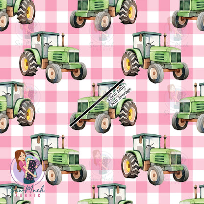 Unlimited Pre-Order: Tractor Pink Gingham