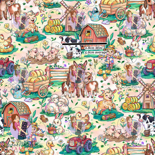 Farm Animals  | Woven | Retail | Average Scale