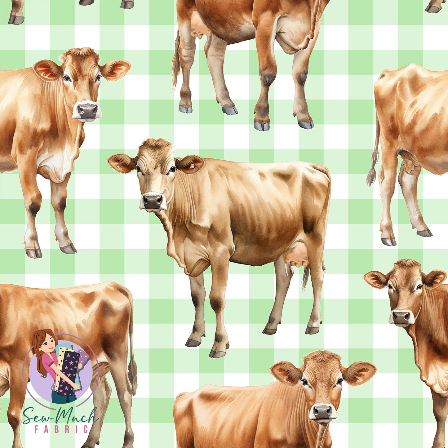 Unlimited Pre-Order: Brown Swiss Green Gingham