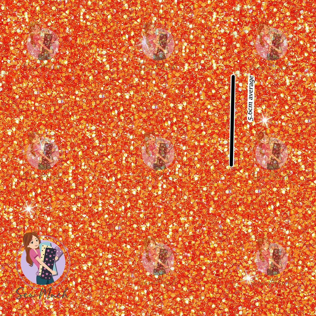 Orange Glitter | Woven | Retail | Average Scale
