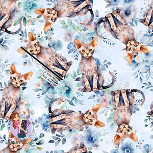 Devon Rex Floral | Woven | Retail | MINI Scale