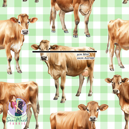 Unlimited Pre-Order: Brown Swiss Green Gingham