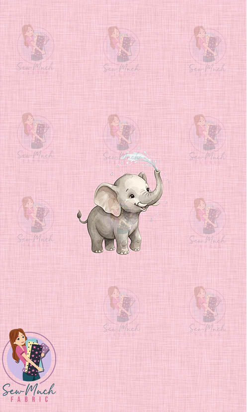 OCTOBER Pre-Order (1): Jungle Animals Pink 'PANEL'