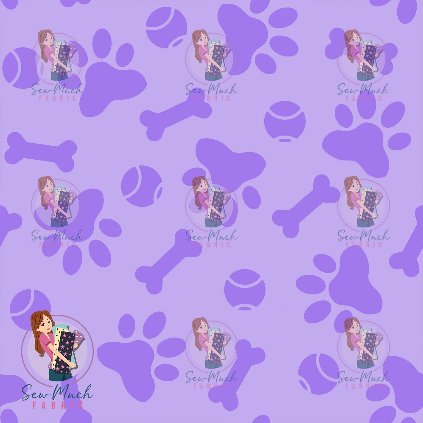 Paw Prints Purple | Pre-Order |