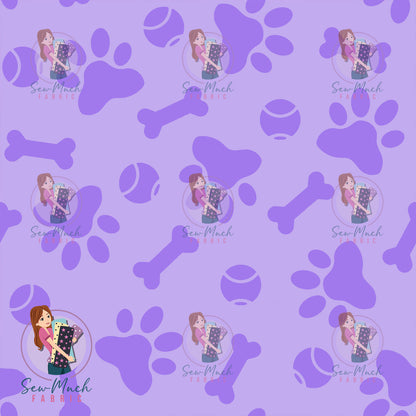 Paw Prints Purple | Pre-Order |