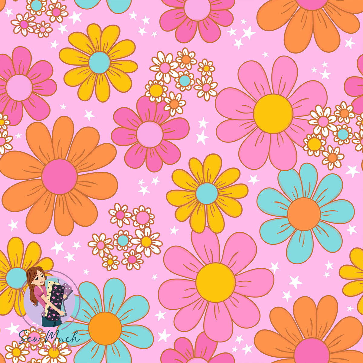 Groovy Floral | Woven | Retail | Average Scale