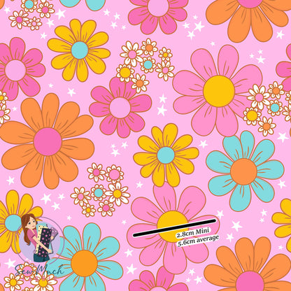 GROOVY Floral | Waterproof Canvas | Retail | Average Scale