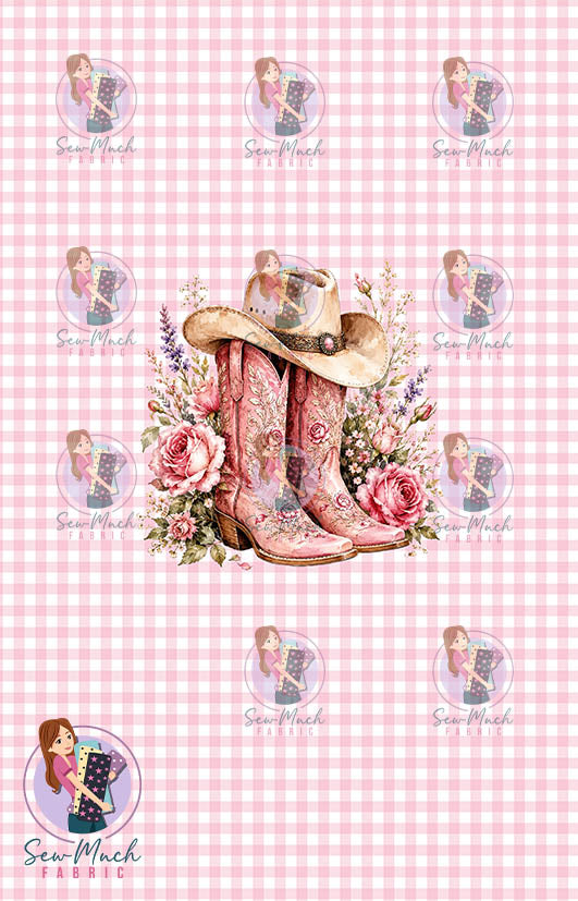 JULY Pre-Order (1): Western Pink Boots PANEL