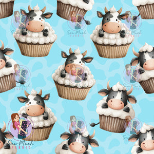 AUGUST Pre-Order (1): Cow Cupcakes Blue