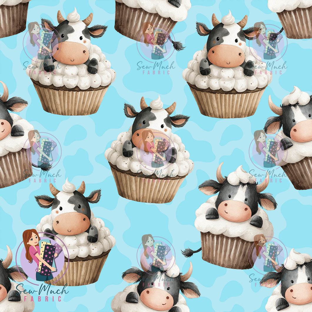 AUGUST Pre-Order (1): Cow Cupcakes Blue