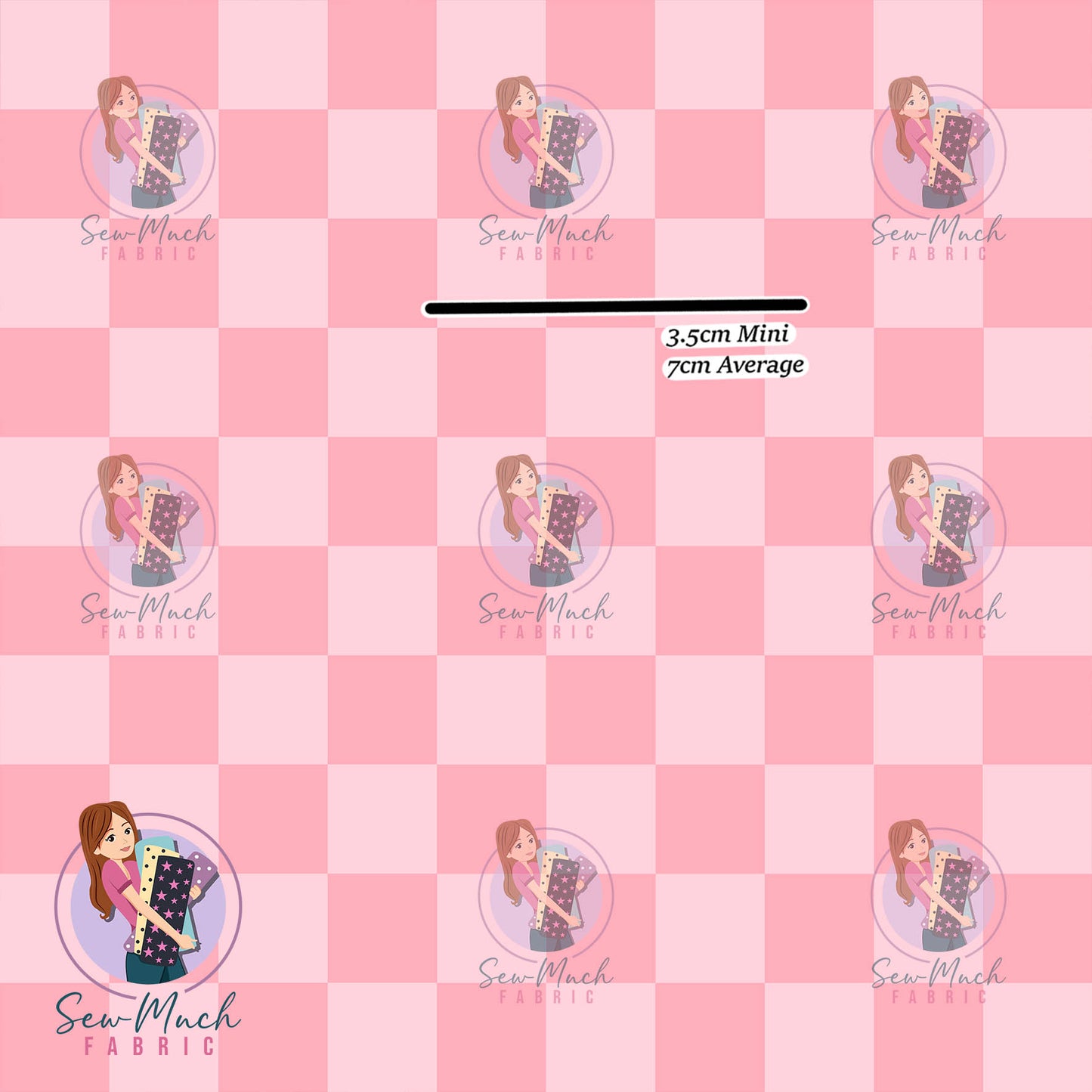 Pink Check | Canvas | Retail | Average Scale