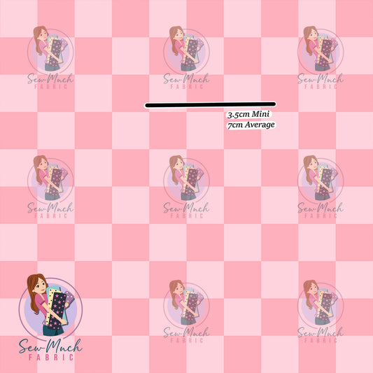 Pink Check | Canvas | Retail | Average Scale