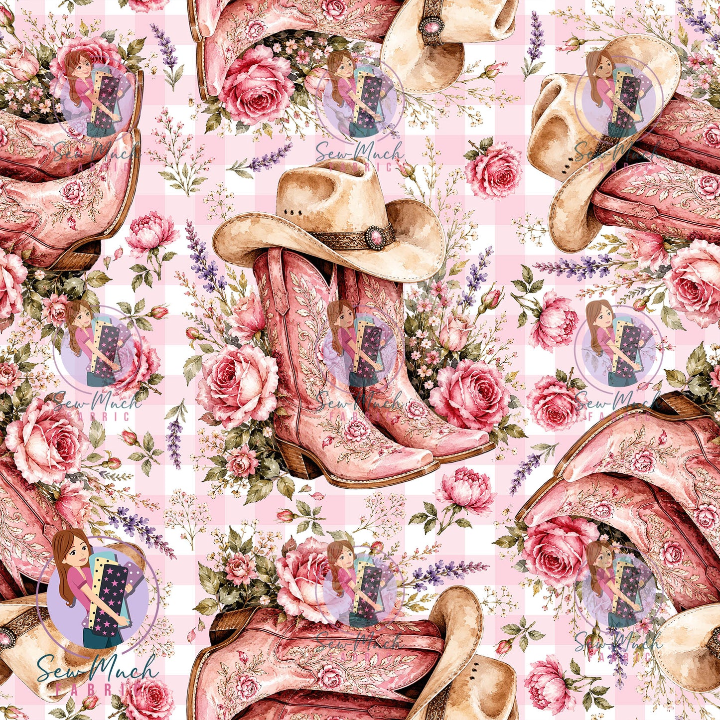 JULY Pre-Order (1): Western Pink Boots