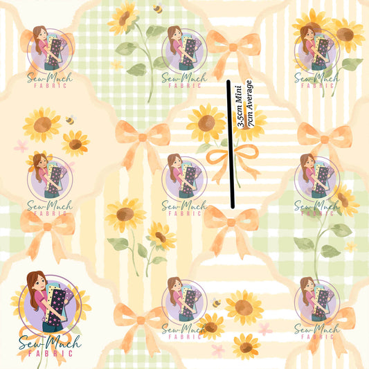 Sunflower Bows | Woven | Retail | Average Scale