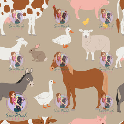 SEPTEMBER Pre-Order (2): Farm Animals Beige