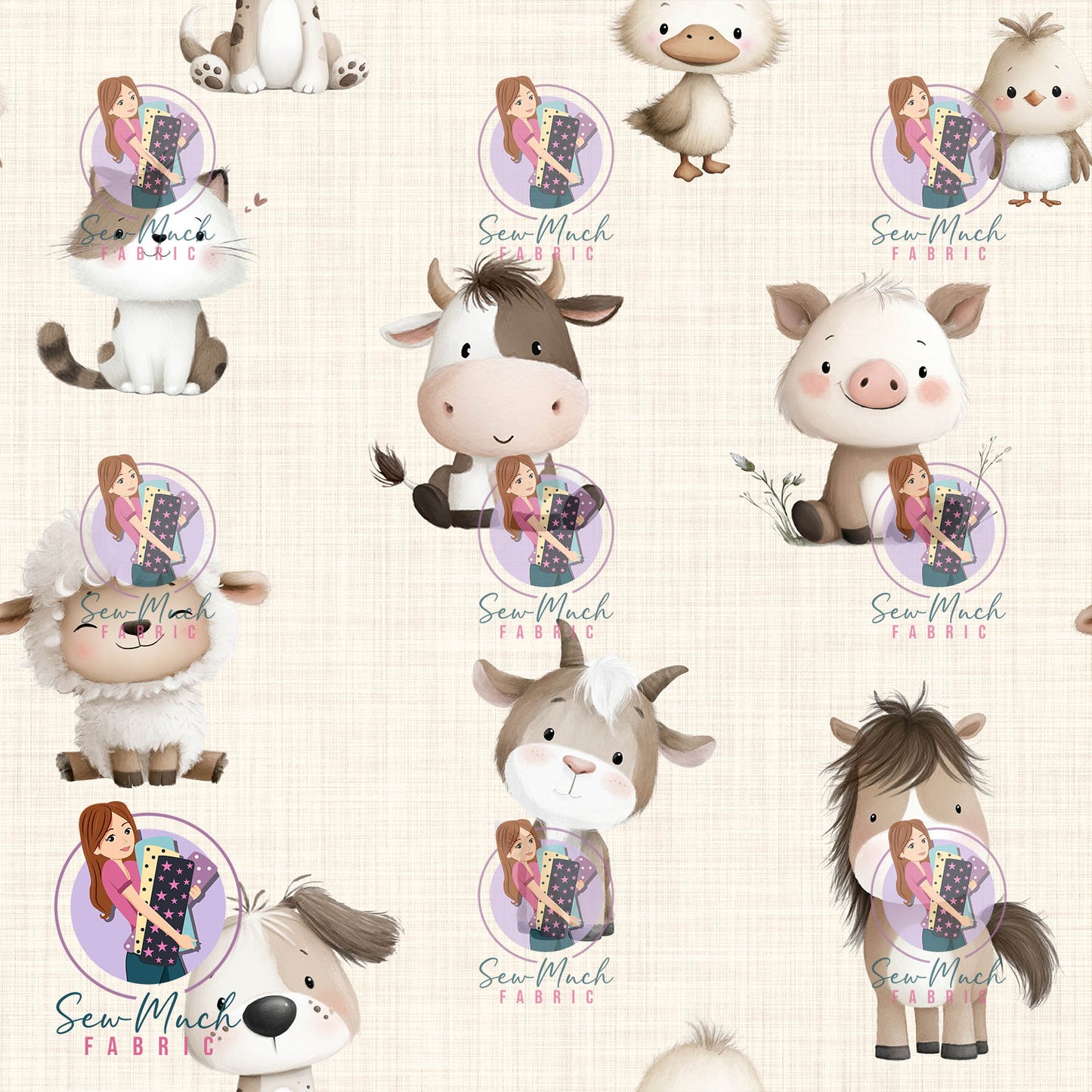 AUGUST Pre-Order (1): Farm Animals Beige