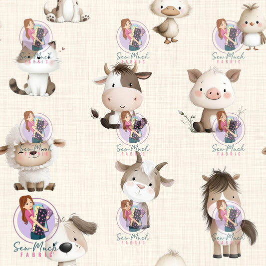 AUGUST Pre-Order (1): Farm Animals Beige