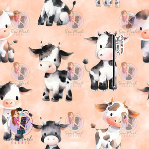 Beige Cow | Woven | Retail | Average Scale