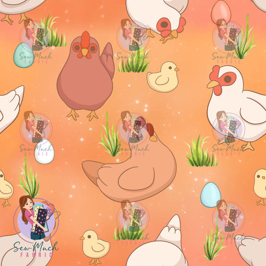 Unlimited Pre-Order: Chickens (orange)