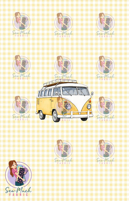JULY Pre-Order (1): Retro Camper Yellow PANEL