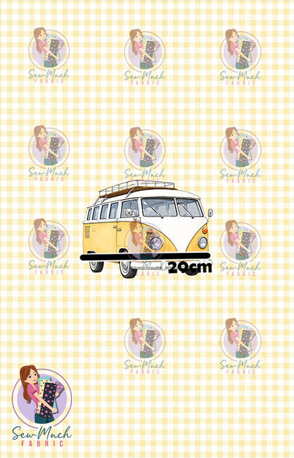 JULY Pre-Order (1): Retro Camper Yellow PANEL