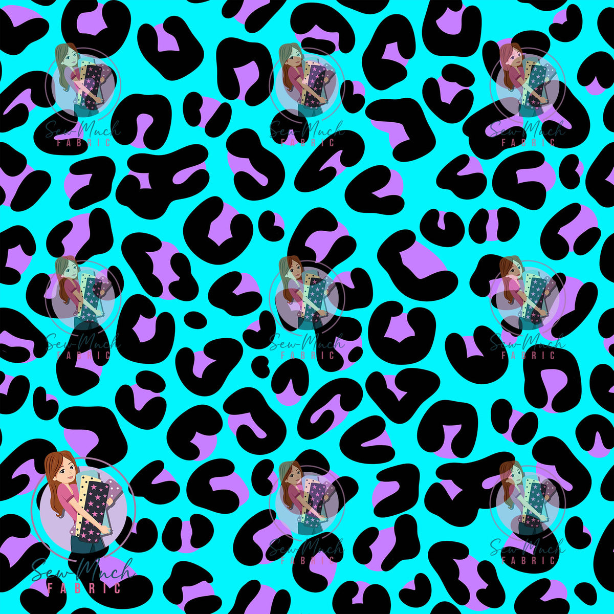 OCTOBER Pre-Order (2): Leopard Print (Blue & Purple)