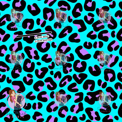 OCTOBER Pre-Order (2): Leopard Print (Blue & Purple)