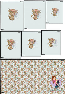 AUGUST Pre-Order (1): Highland Aussie Flora 'PANEL FOR ROMPERS'