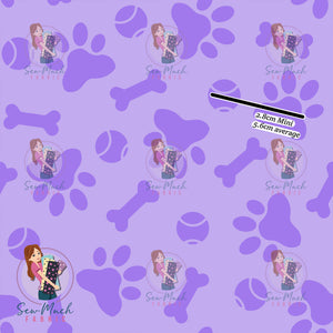 Purple Paw Print | Canvas | Retail | Average Scale