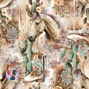 Western Horse Cactus | Canvas | Retail | Average Scale