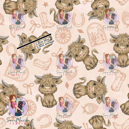 AUGUST Pre-Order (2): Highland Cow Western Beige