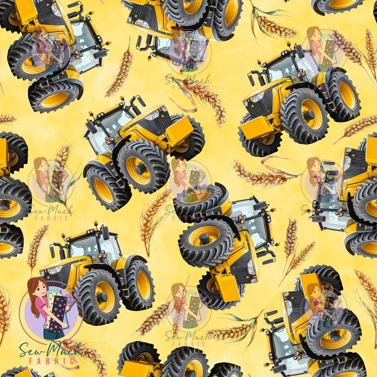 Yellow Tractors | Woven | Retail | Average Scale