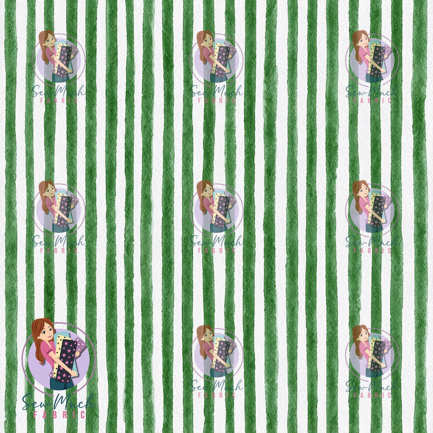 CHRISTMAS Pre-Order: Christmas Green Stripes