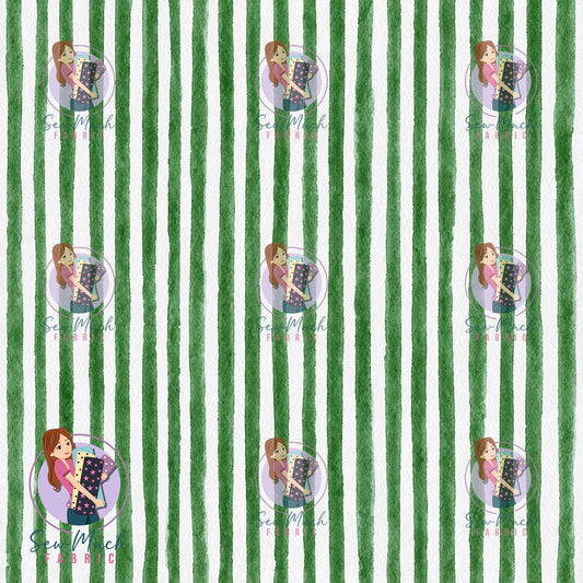 CHRISTMAS Pre-Order: Christmas Green Stripes