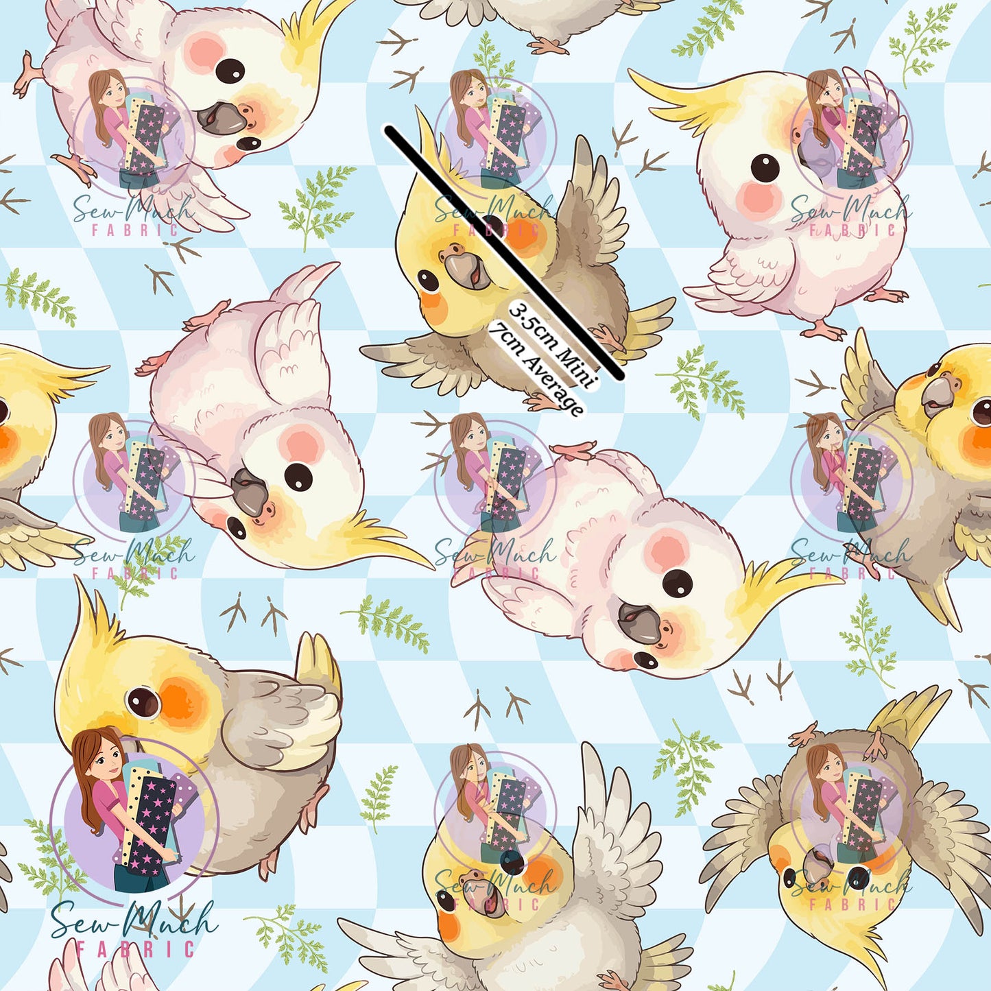 AUGUST Pre-Order (1): Cockatiel Blue