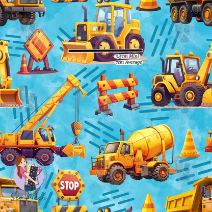 Unlimited Pre-Order: Construction Trucks Blue
